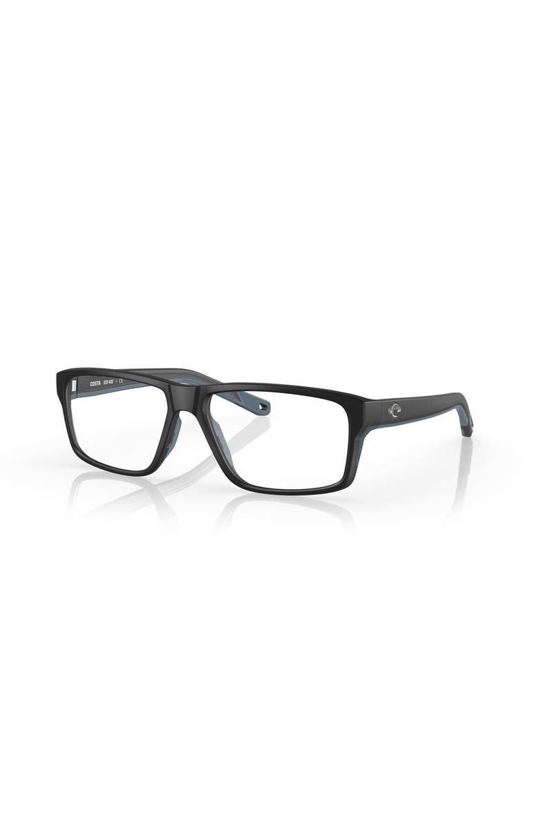 Costa 59mm Rectangle optical glasses, Main, color, Black