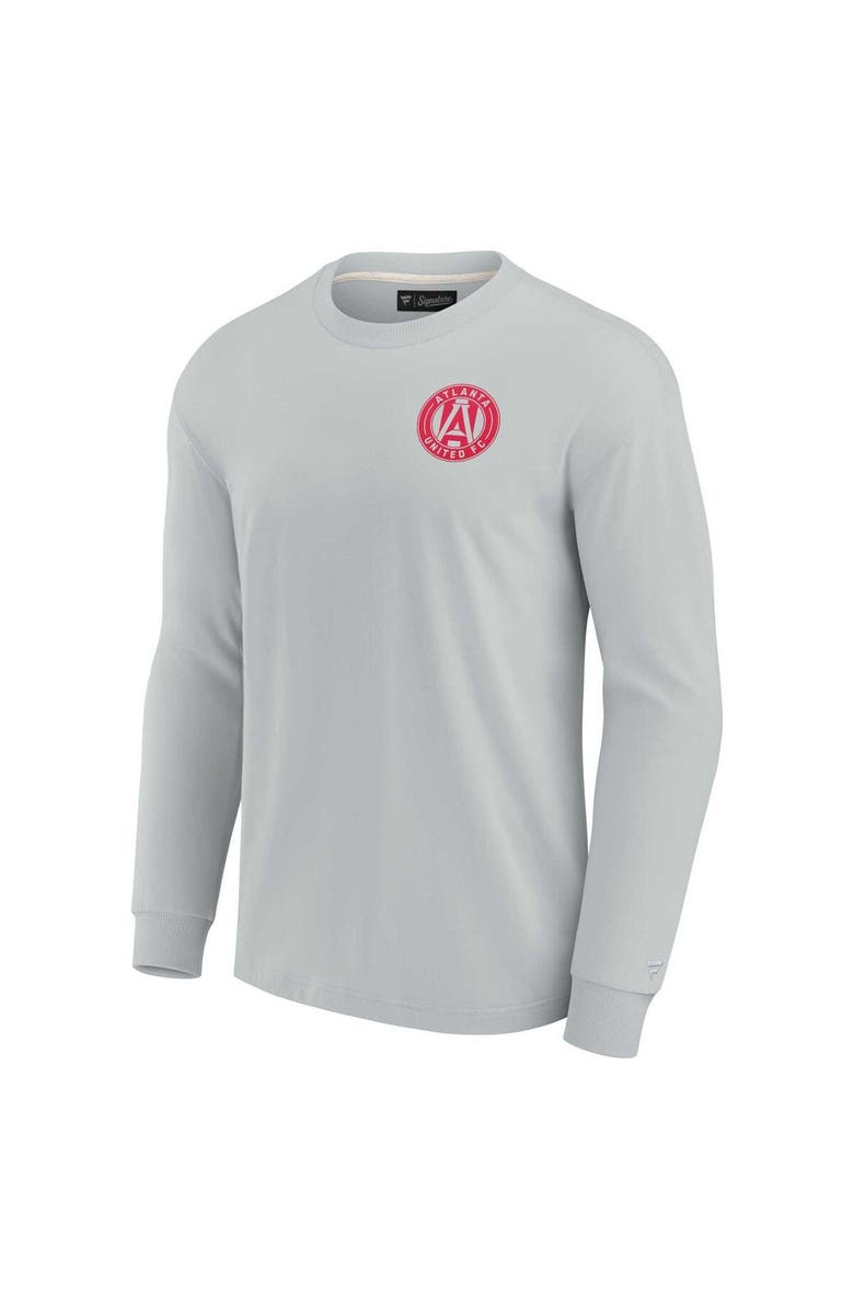 Fanatics Signature Unisex Fanatics Signature Gray Atlanta United FC Elements Super Soft Long Sleeve T-Shirt, Alternate, color, Gray