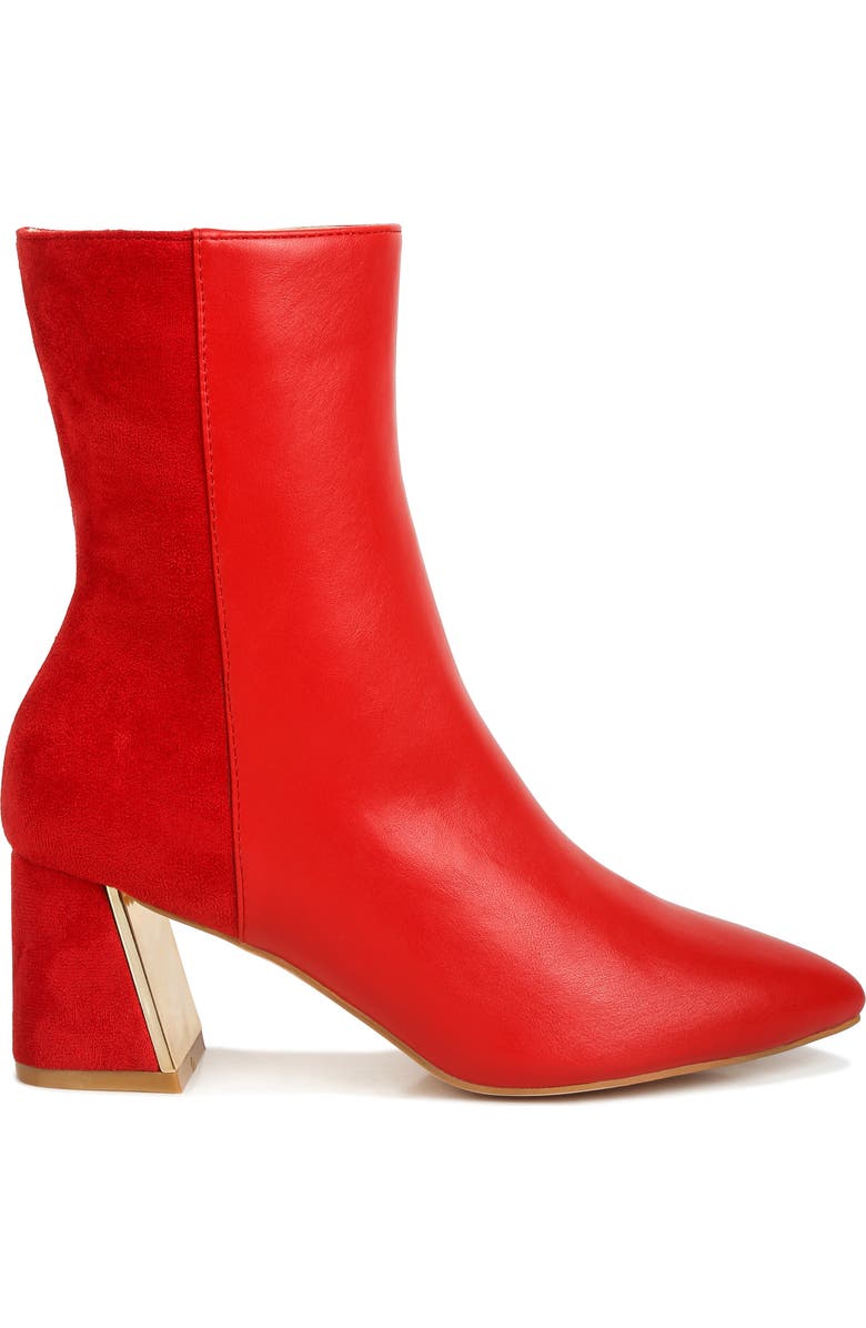 LONDON RAG Desire Bootie, Alternate, color, Red