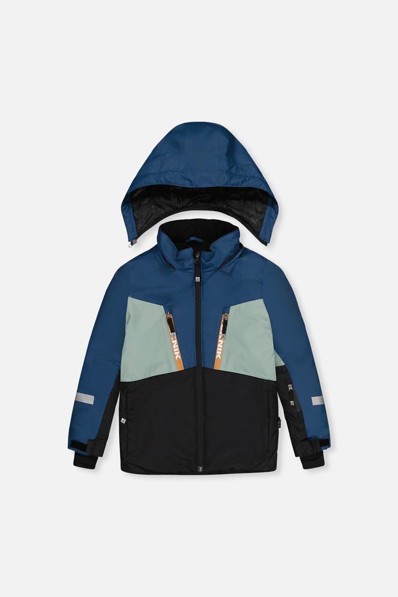 Teknik Fleece Jacket & Pants Two Piece Snowsuit, Alternate, color, Navy Blue