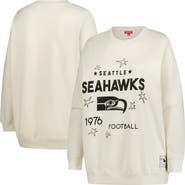 Mitchell & Ness Women's Mitchell & Ness Cream Seattle Seahawks Plus Size Shooting Star Sweatshirt