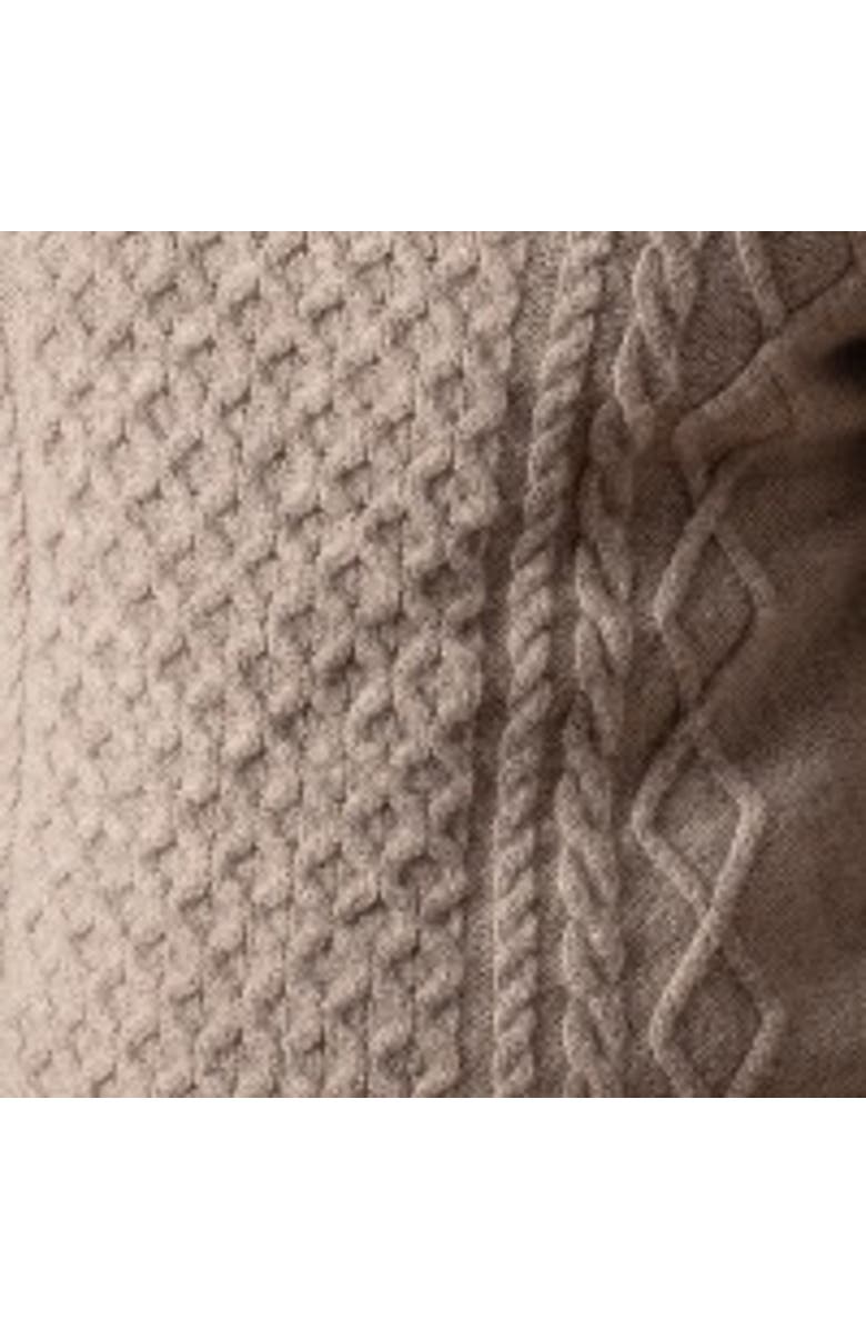Celtic & Co. Cable Sweater, Alternate, color, Oatmeal Fleck