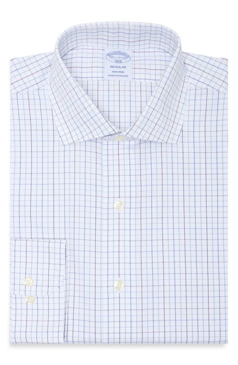 Regular Fit Non-Iron Check Dress Shirt