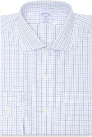 Brooks Brothers Regular Fit Non-Iron Check Dress Shirt