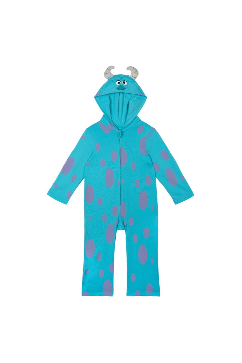 Monsters Inc. Cosplay Hooded One Piece, Main, color, Sulley Teal Purple