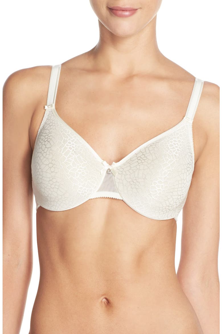 C Magnifique Underwire Minimizer Bra, Main, color, IVORY