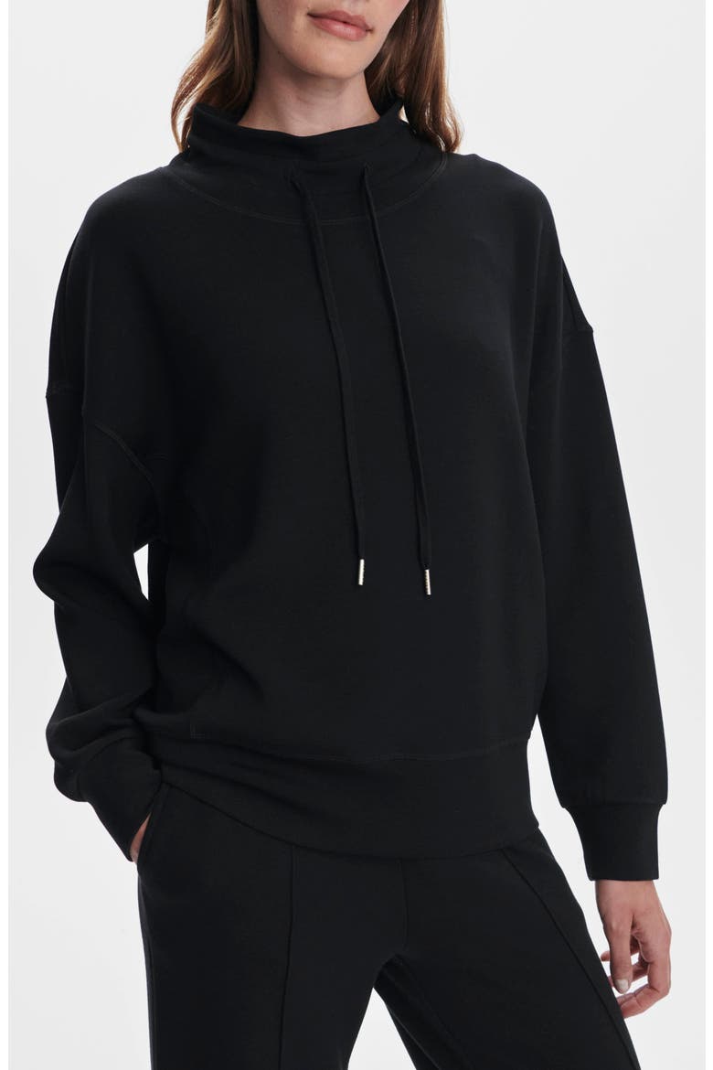 Oakdale Drawstring Sweatshirt, Main, color, BLACK