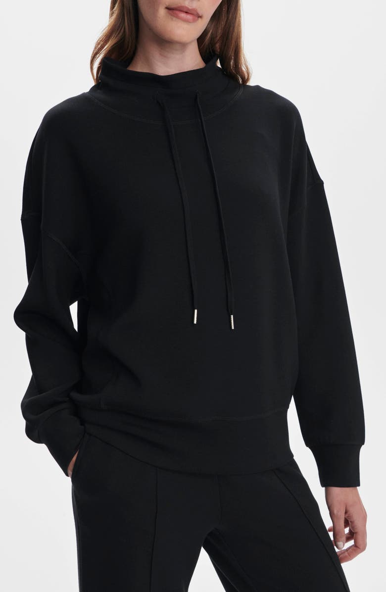 Varley Oakdale Drawstring Sweatshirt, Main, color, Black