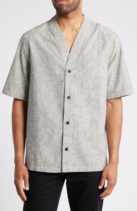 Faro Linen & Cotton Baseball Shirt