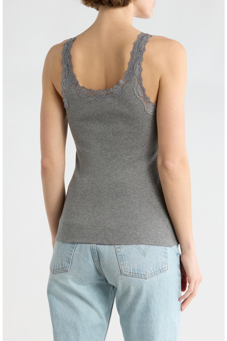 Lace Trim Tank, Alternate, color, GREY CLOUDY HEATHER