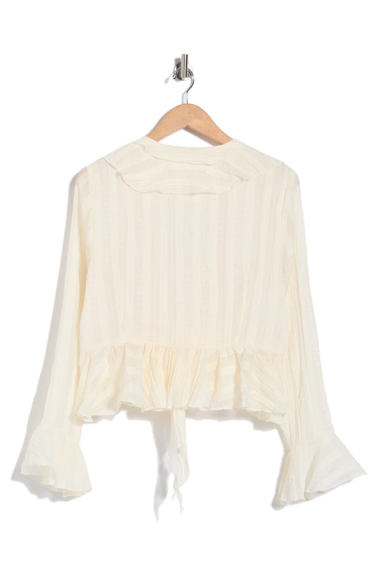 Ruffle Top, Alternate, color, IVORY