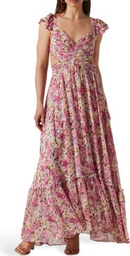 ASTR the Label Primrose Cutout Detail Maxi Dress