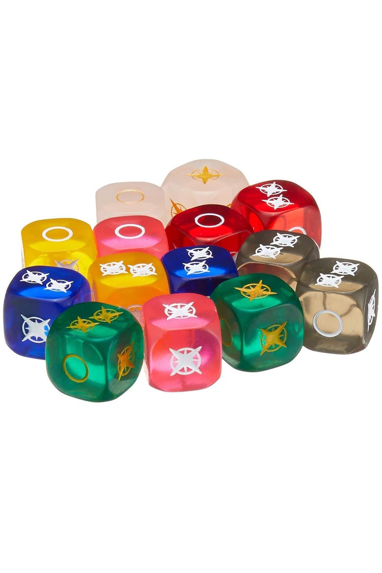 Power Rangers Heroes of The Grid Ranger Dice Set, Ages 14+, Alternate, color, Multicolored