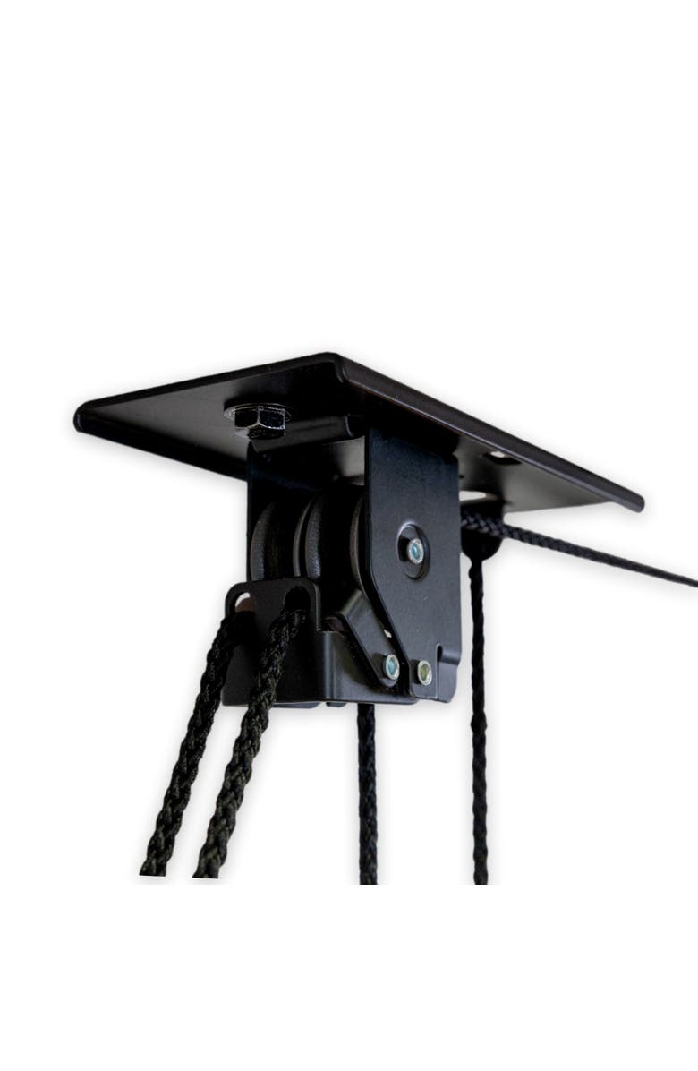 StoreYour Ladder Hoist -Holds up to 150 lbs -Up to 14' Lift, Alternate, color, Black