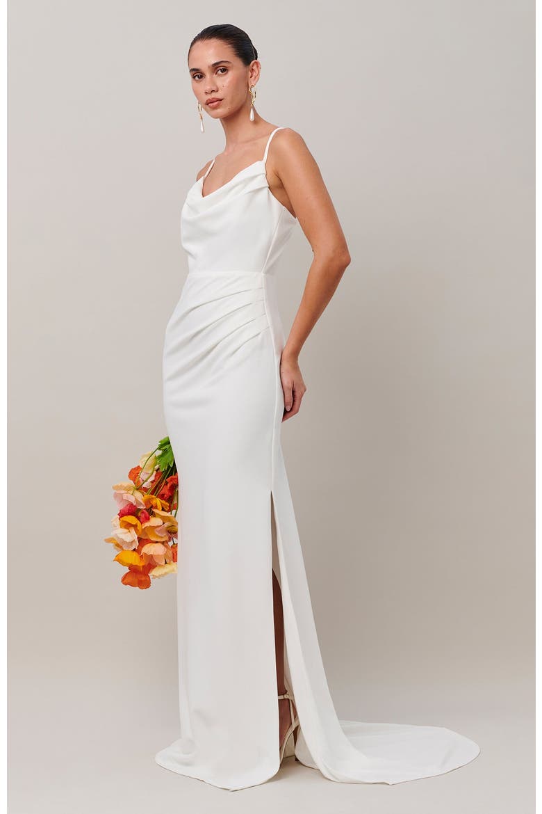 Araminta Gown, Alternate, color, White