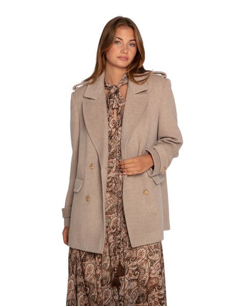 Harbour Military Wool Blend Pea Coat