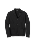 Paul Fredrick Cotton Notch Lapel Cardigan Sweater