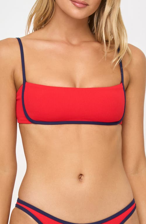 L*space Lspace Hazel Ribbed Bikini Top