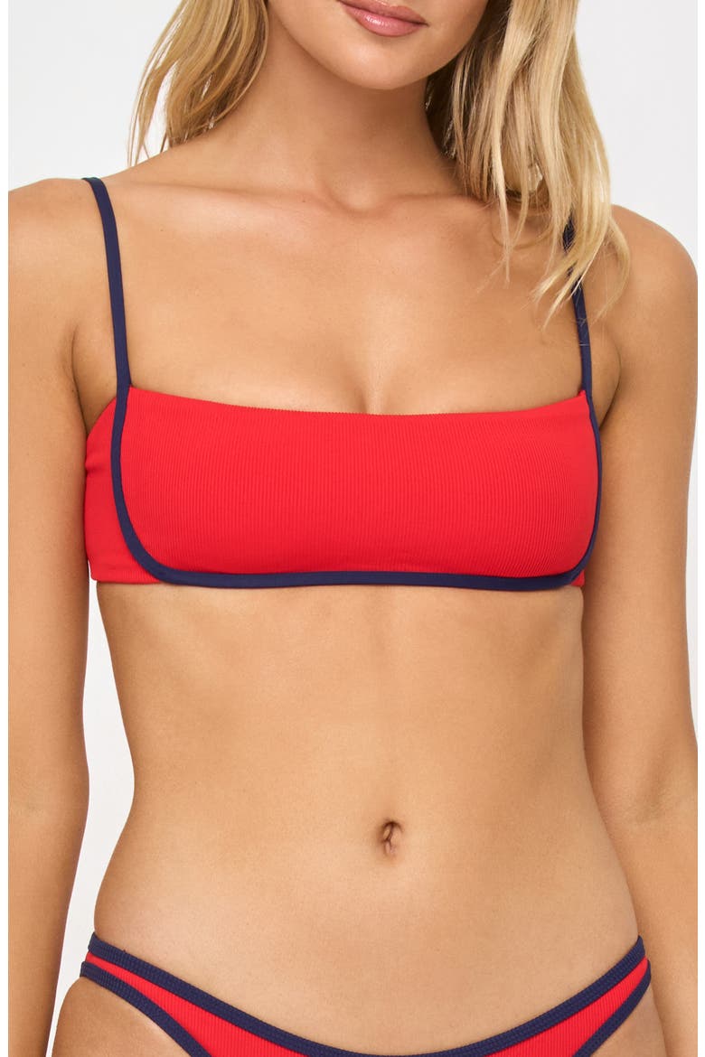 Hazel Ribbed Bikini Top video