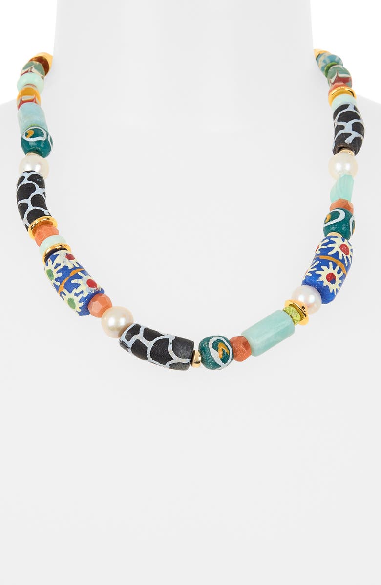 Lizzie Fortunato Lido Necklace in Deep Blue main image 1