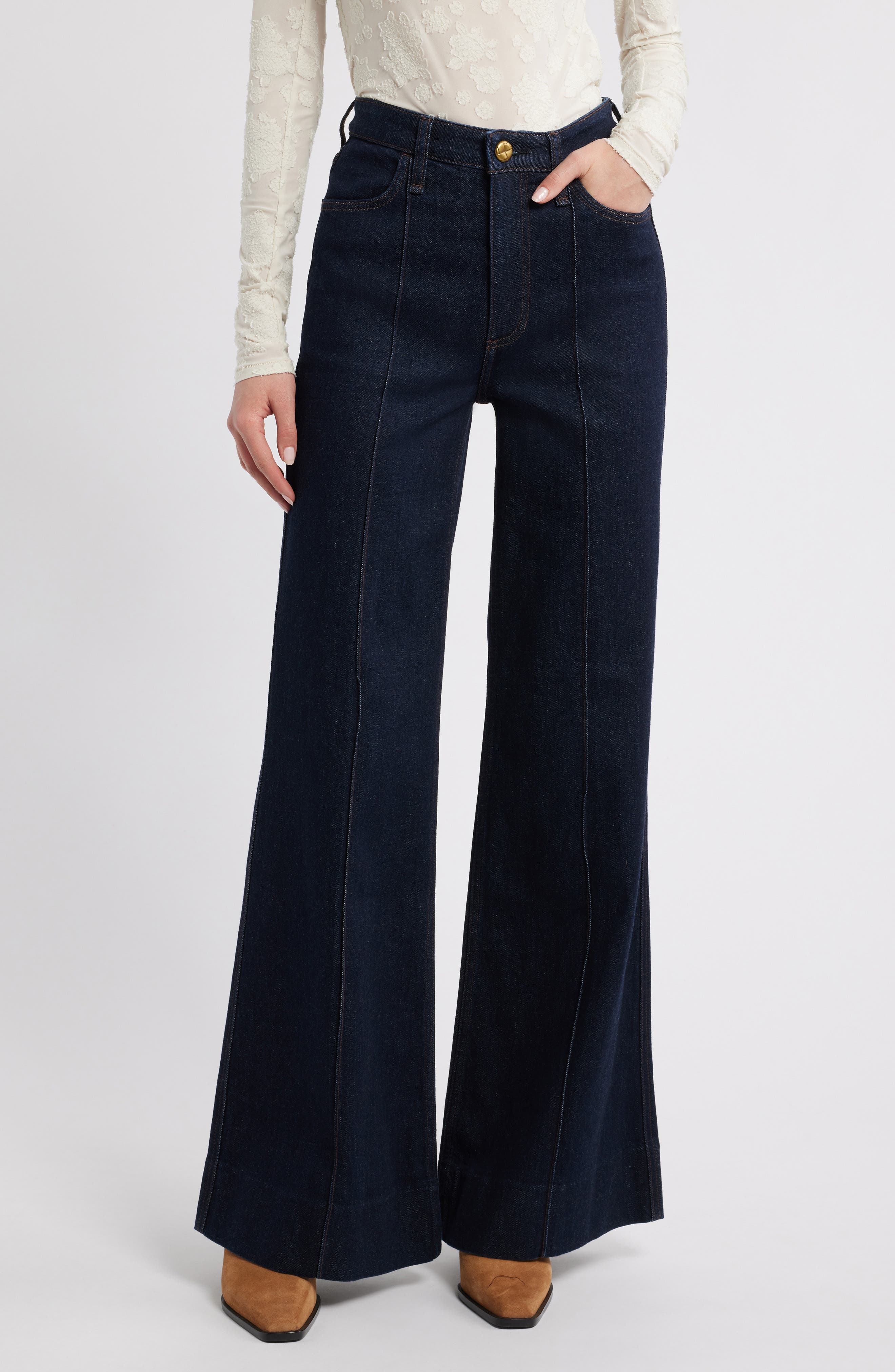 rag & bone Skylar High Waist Flare Trouser Jeans