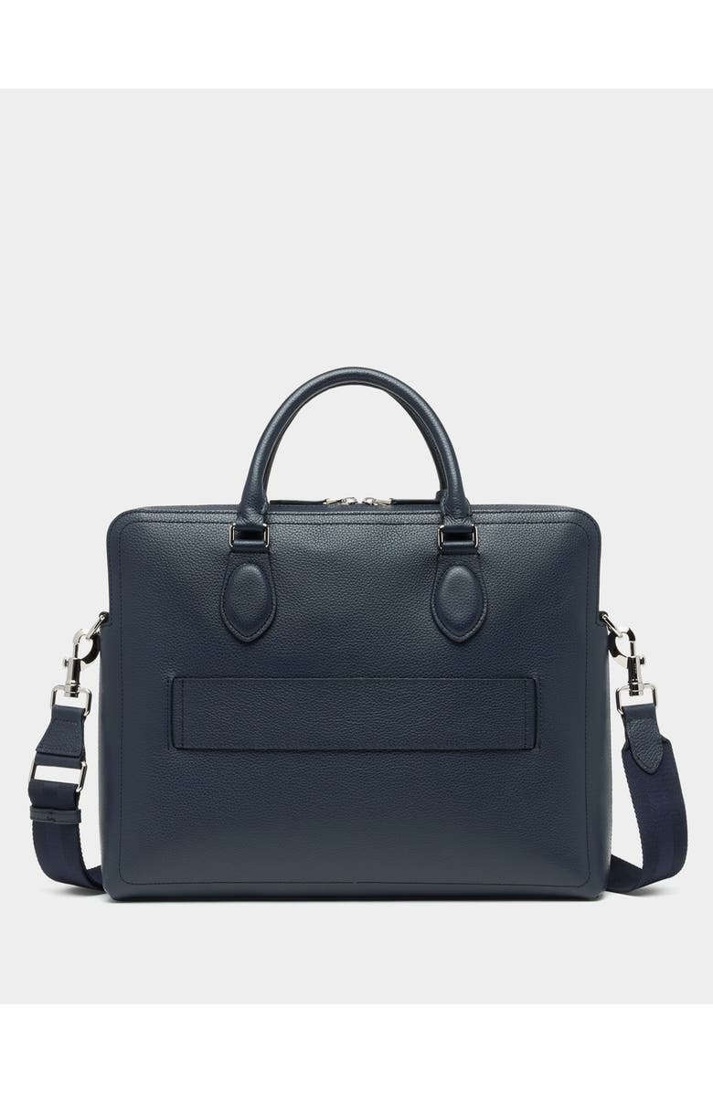 Bally Capitol Briefcase in Bovine Leather, Alternate, color, Blue