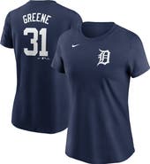 Nike Women's Nike Riley Greene Navy Detroit Tigers Cooperstown Collection Fuse Name & Number T-Shirt