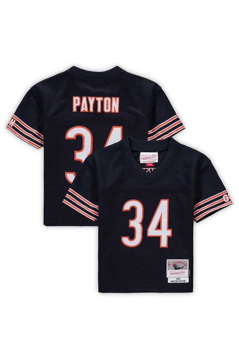 Toddler Mitchell & Ness Walter Payton Navy Chicago Bears 1985 Retired Legacy Jersey, Alternate, color, Navy