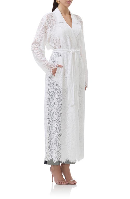 Afrm Earhart Lace Trench Coat