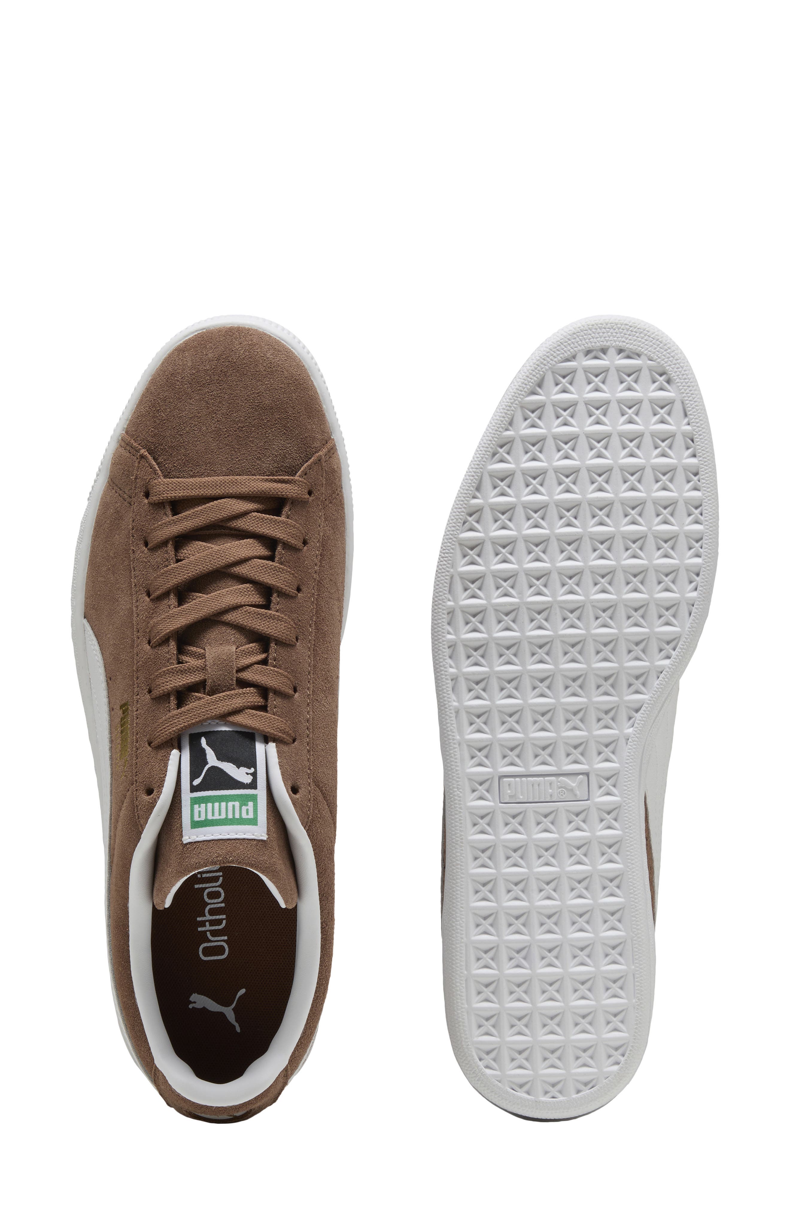 Suede Classic Sneaker, Alternate, color, BROWN
