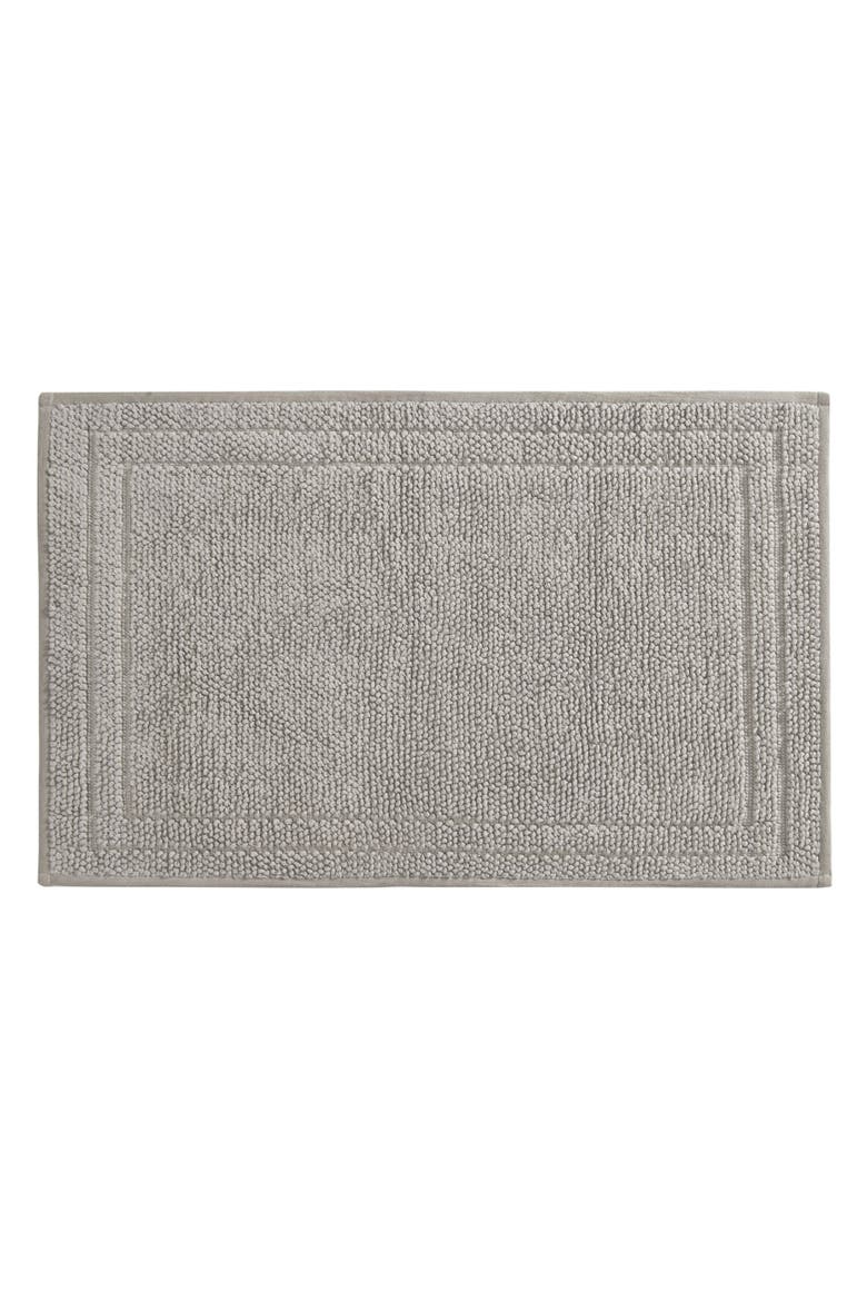 Luxe Looped Cotton Bath Mat, Main, color, Antarctica Gray