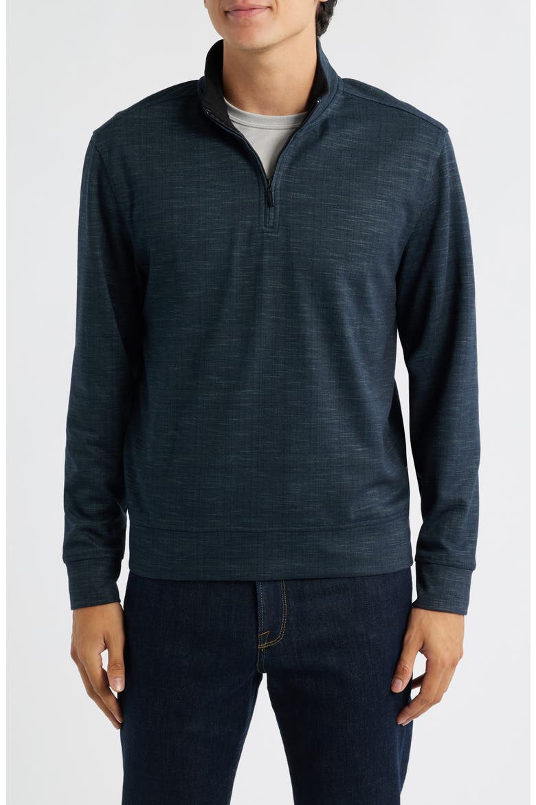 Nash Quarter Zip Pullover, Main, color, OLIVE