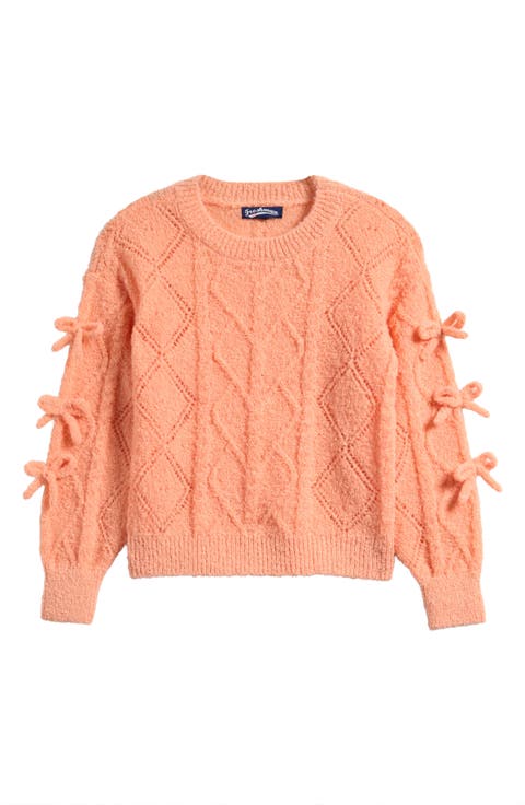 Kids' Bow Trim Sweater (Big Kid)