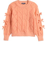 Freshman Kids' Bow Trim Sweater