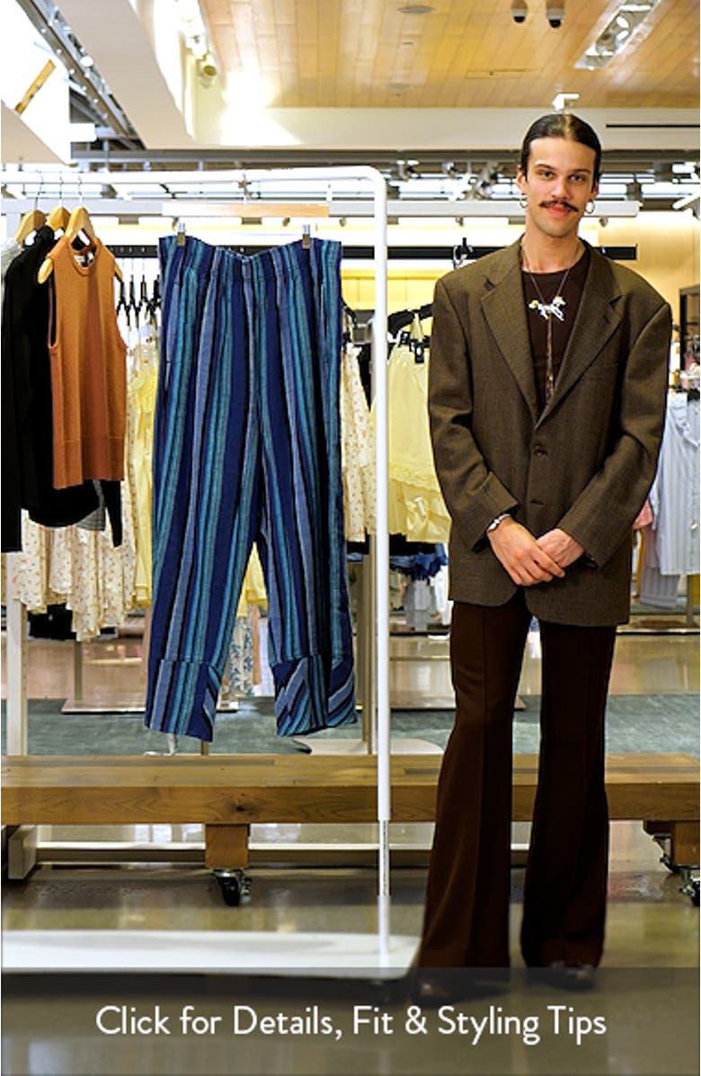 Days End Stripe Wide Leg Linen Pants, sales video thumbnail