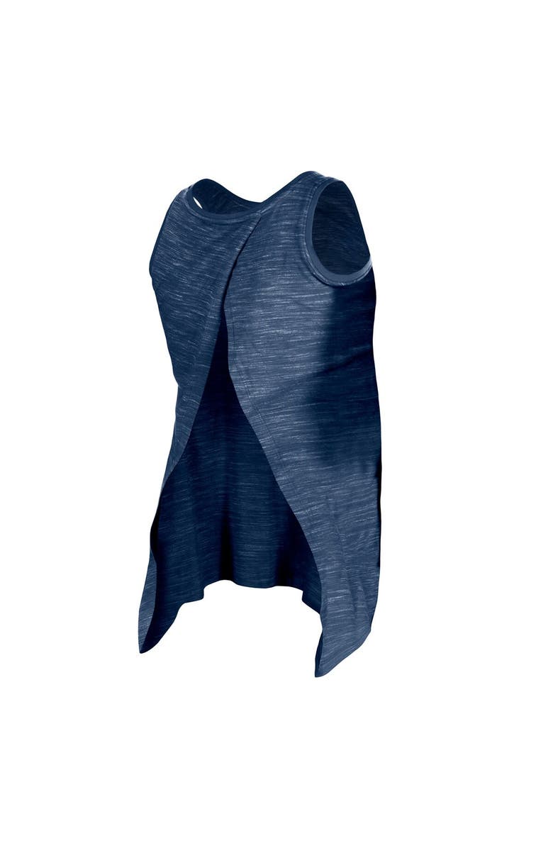 New Era Women's New Era College Navy Seattle Seahawks Space Dye Active Tank Top, Alternate, color, Navy