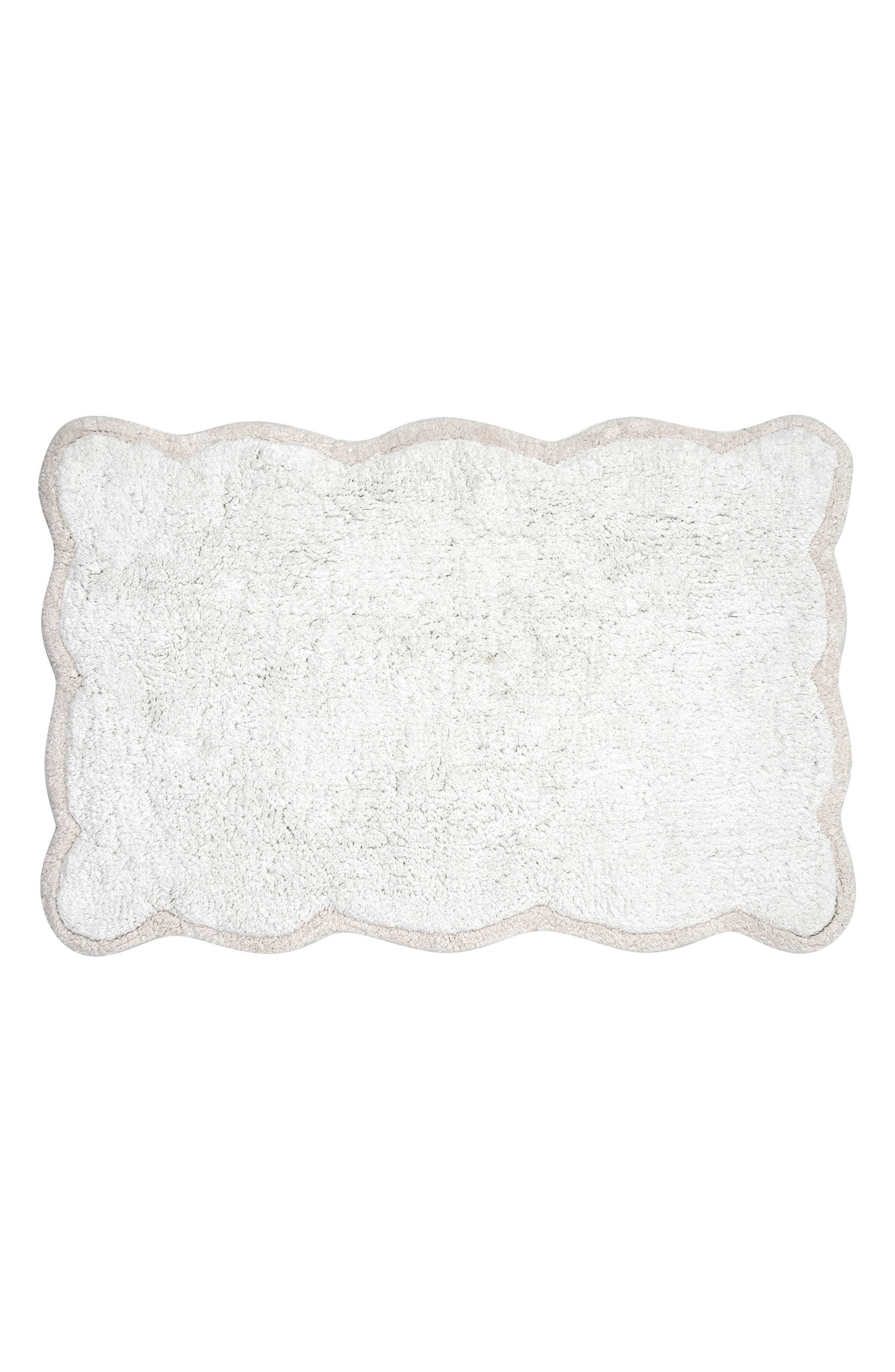 VCNY HOME Scalloped Cotton Bath Rug