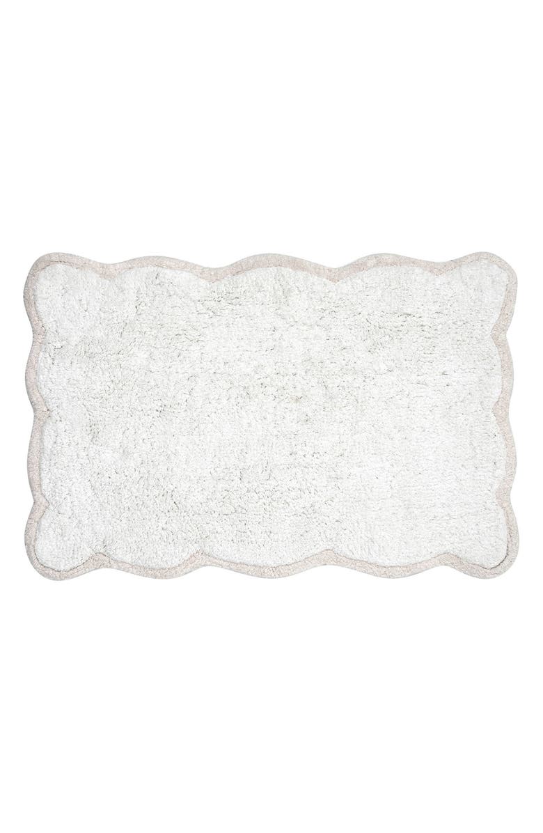 VCNY HOME Scalloped Cotton Bath Rug, Main, color, 
