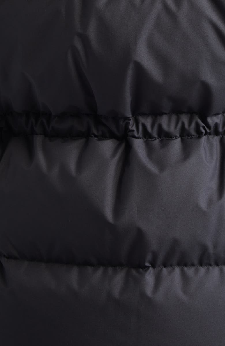 Burberry Keswick Quilted Down Hooded Puffer Jacket, Alternate, color, Black