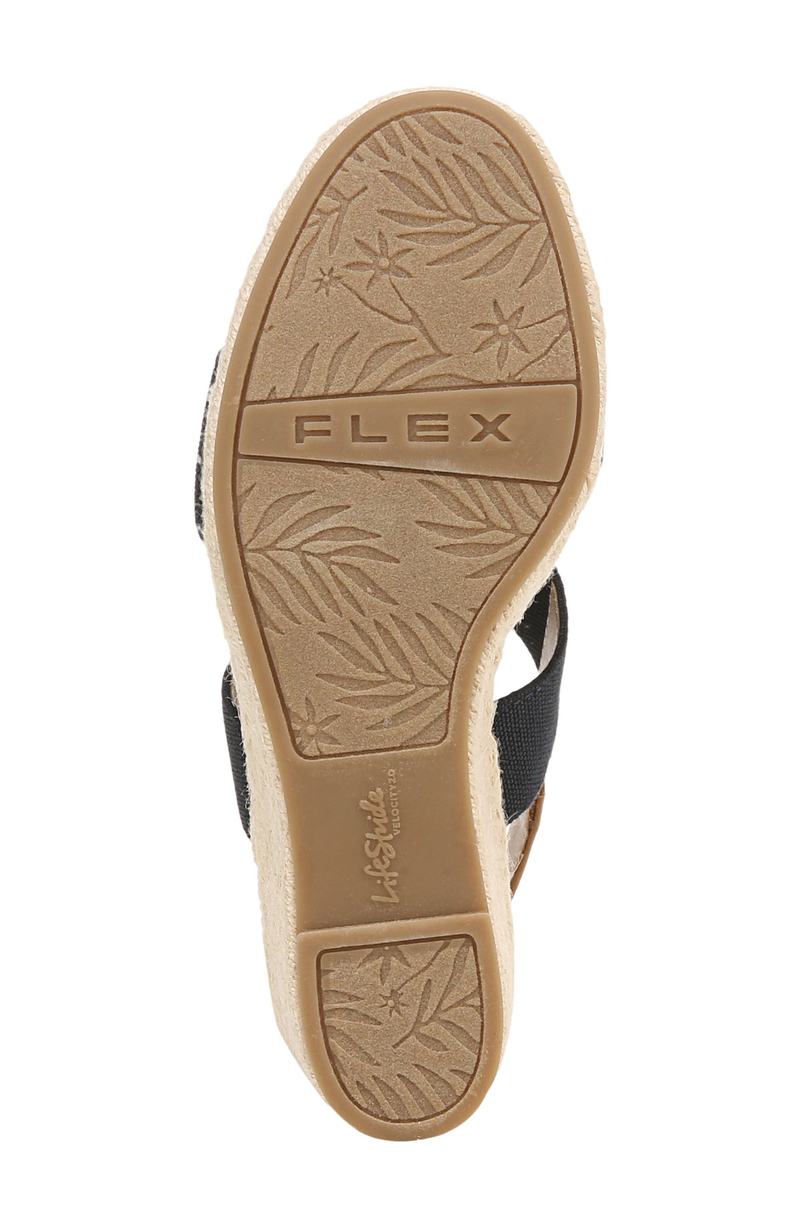 Tallulah Espadrille Slingback Platform Wedge Sandal, Alternate, color, NAVY/ NATURAL