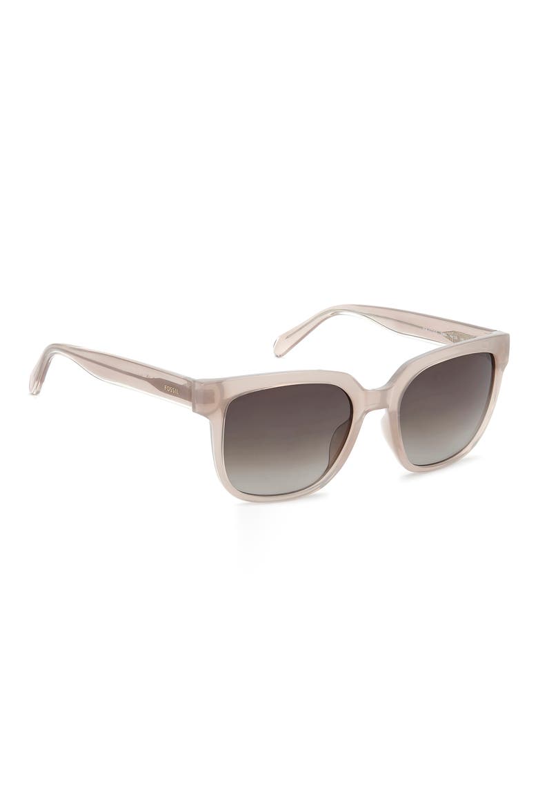 54mm Gradient Square Sunglasses, Alternate, color, LILAC/ BROWN SF
