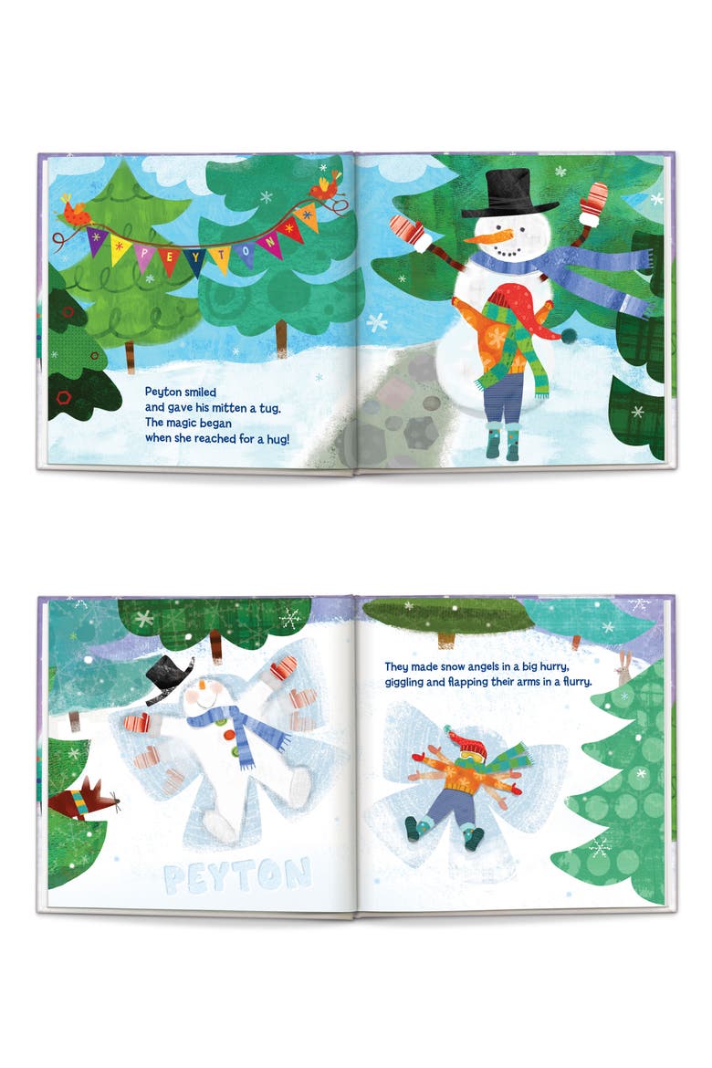 'My Magical Snowman' Personalized Storybook, Alternate, color, GIRL