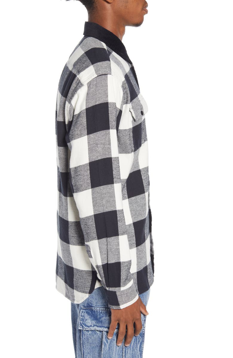 Levi's<sup>®</sup> x Justin Timberlake Regular Fit Button-Up Plaid Flannel Worker Shirt, Alternate, color, 