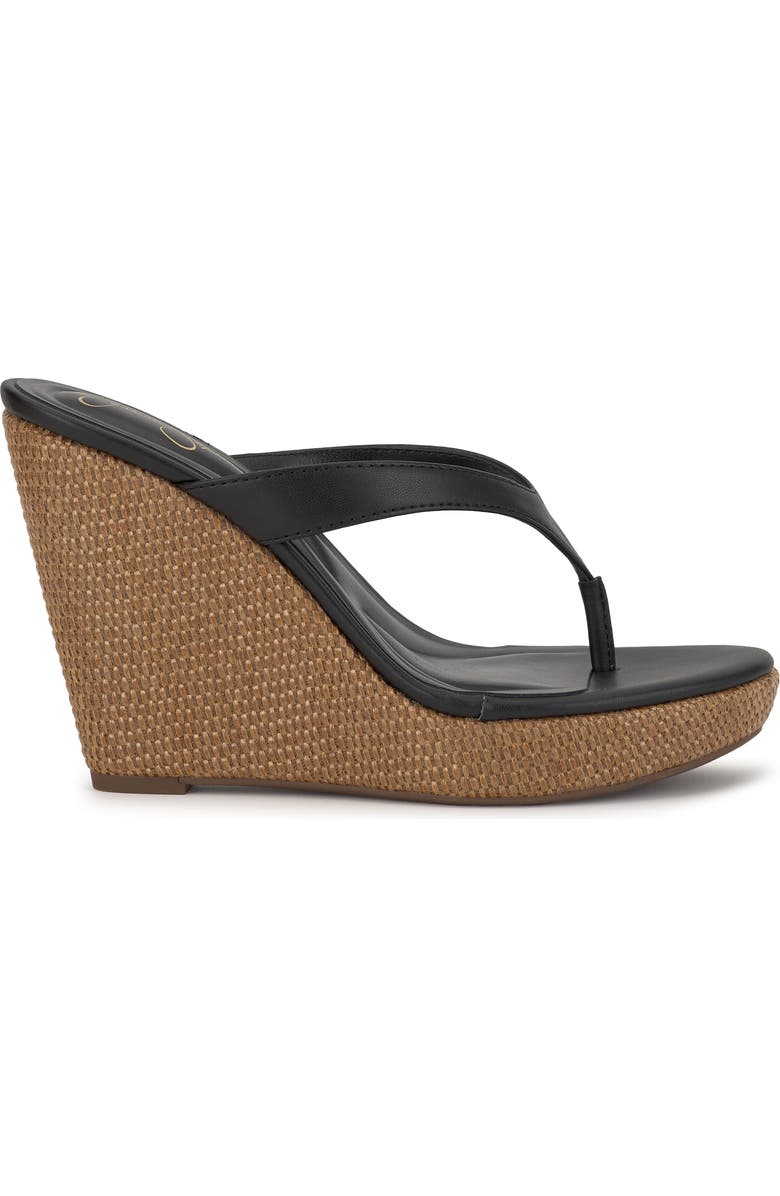 Jessica Simpson Jyseta Platform Wedge Flip Flop, Alternate, color, Black