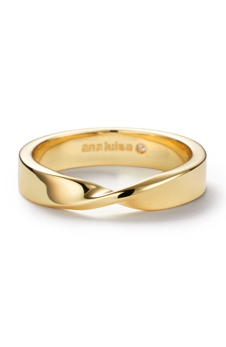 Ana Luisa Gold Band Ring - Eliora, Alternate, color, 