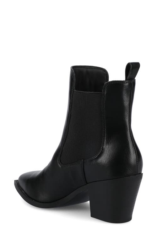 Journee Collection Journee Womens Rosemary Western Chelsea Booties