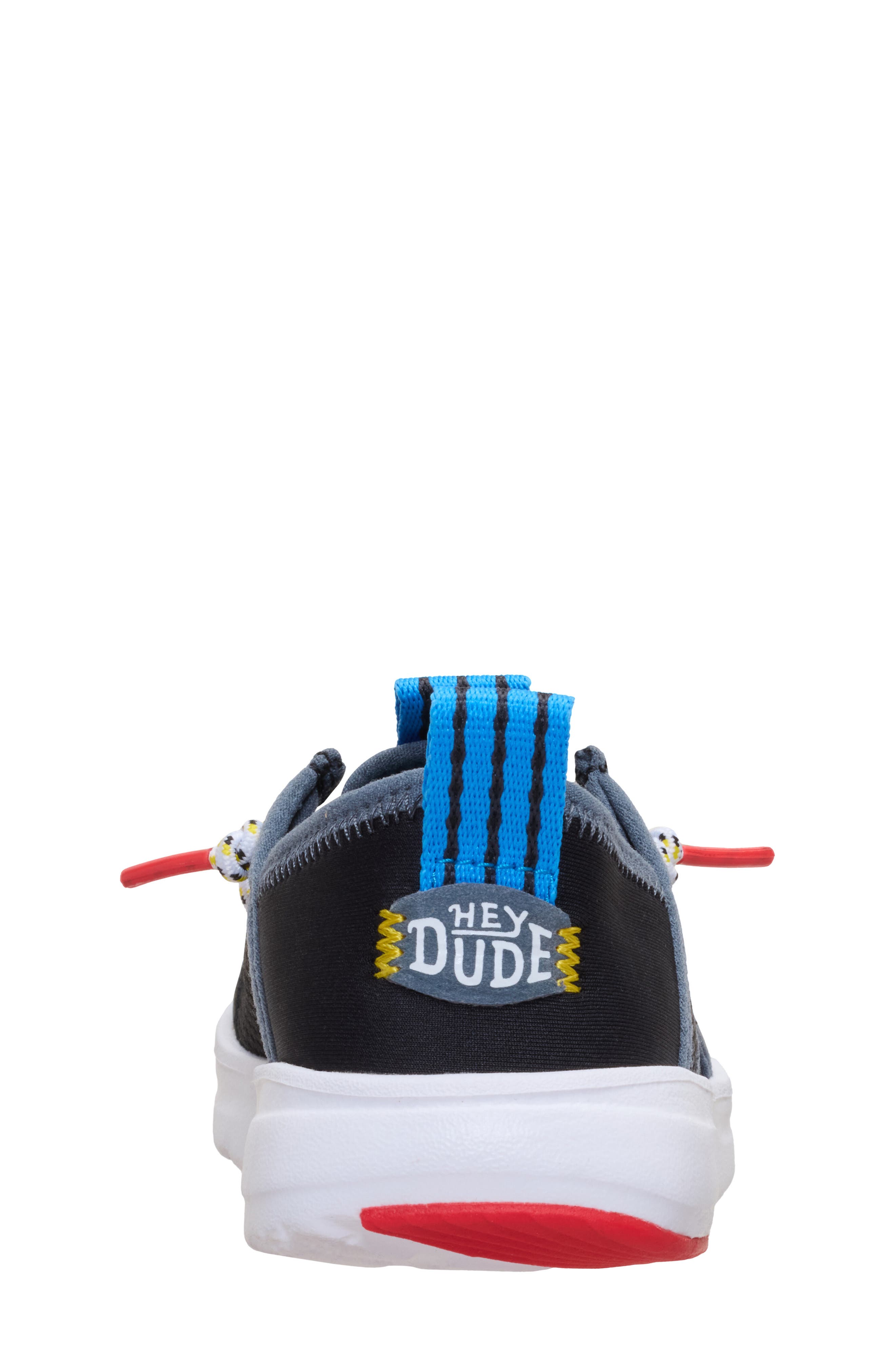 Hey Dude Kids' Wally Hey2O Wander Mesh Slip-On, Alternate, color, Black