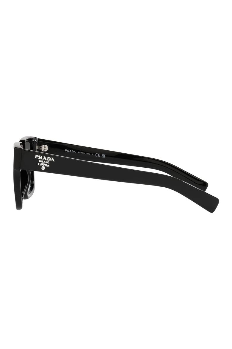 55mm Square Optical Glasses, Alternate, color, BLACK