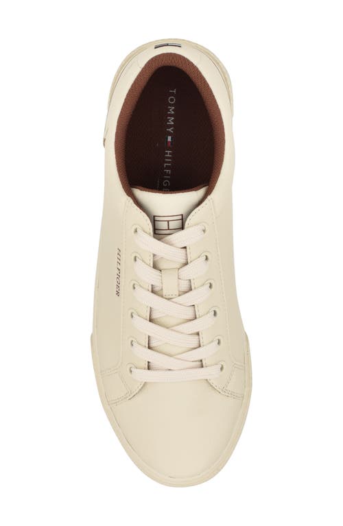 Tommy Hilfiger Men's Rocci Low Top Lace Up Sneakers In Natural