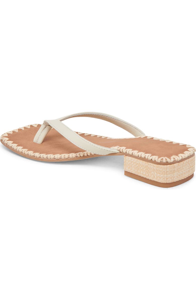 Dolce Vita Barty Flip Flop, Alternate, color, White Leather